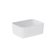 Dalebrook Kata White Melamine Rectangular Crock 13x17.5x7cm 850ml - pack size 1