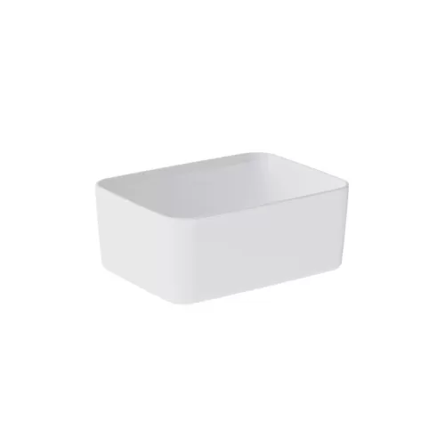 Dalebrook Kata White Melamine Rectangular Crock 13x17.5x7cm 850ml - pack size 1