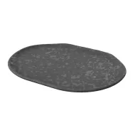 Dalebrook Mineral Agate Grey Crackle Oval Platter 22.9x30.5cm - pack size 1