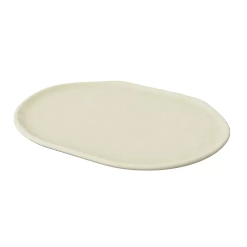Dalebrook Mineral Parchment Crackle Oval Platter 22.9x30.5cm - pack size 1