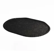 Dalebrook Mineral Noir Crackle Oval Platter 22.9x30.5cm - pack size 1