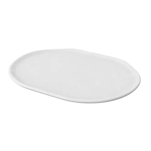 Dalebrook Mineral Blanche Crackle Oval Platter 22.9x30.5cm - pack size 1