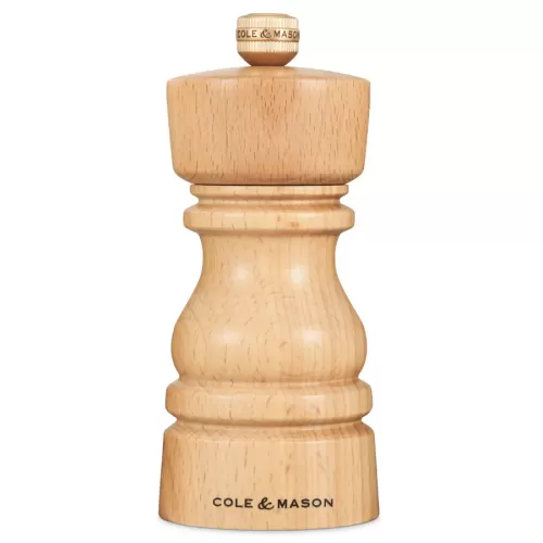 Cole & Mason London Natural Beech Wood Salt Mill 13cm - pack size 1