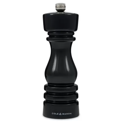 Cole & Mason London Black Gloss Wood Pepper Mill 18cm - pack size 1