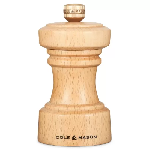 Cole & Mason Hoxton White Gloss Wood Pepper Mill 10.4cm - pack size 1