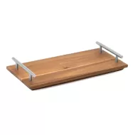 Pujadas Acacia Wood Serving Board with Handles 360 x 175mm - pack size 1