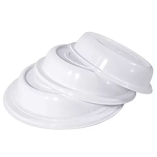 Contacto White Polypropylene Plate Cover 21 cm - pack size 1