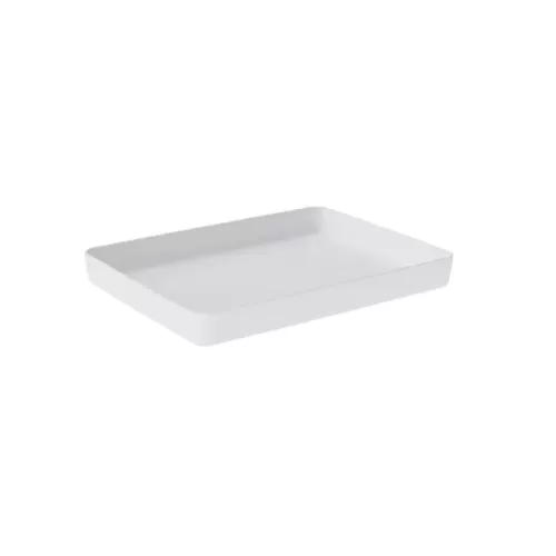 Dalebrook Kata White Melamine Shallow Crock 1.95 Litre - pack size 1
