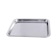 Contacto 18/10 Stainless Steel Butcher's Tray 44 x 29.5 x 1.8cm - pack size 1