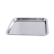 Contacto 18/10 Stainless Steel Butcher's Tray 49 x 32 x 1.8cm - pack size 1