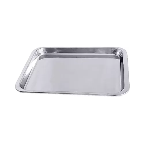 Contacto 18/10 Stainless Steel Butcher's Tray 49 x 32 x 1.8cm - pack size 1