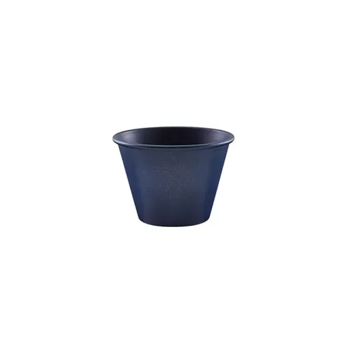 GenWare Metallic Blue Stainless Steel Round Ramekin 6x4cm 71ml 2.5oz - pack size 24