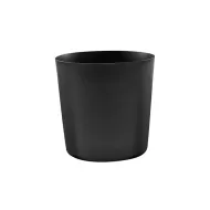 GenWare Metallic Black Stainless Steel Round Serving Cup 8.5x8.5cm 46cl 14.8oz - pack size 12