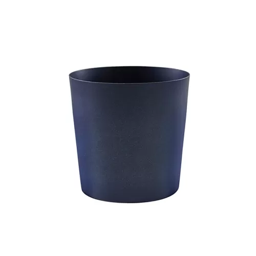 GenWare Metallic Blue Stainless Steel Round Serving Cup 8.5x8.5cm 46cl 14.8oz - pack size 12
