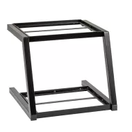 TableCraft Small Black Powder Coated Grab & Go Two Tiered 1/2 Gastronorm Frame 38.5x38.5x33cm - pack size 1