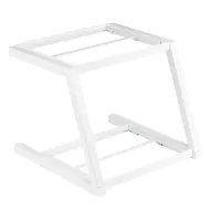 TableCraft Small White Powder Coated Grab & Go Two Tiered 1/2 Gastronorm Frame 38.5x38.5x33cm - pack size 1