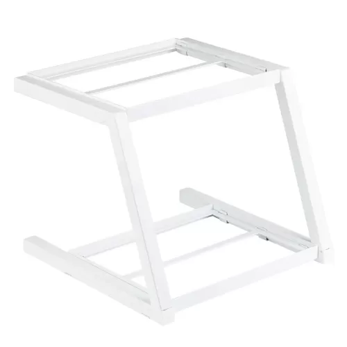 TableCraft Small White Powder Coated Grab & Go Two Tiered 1/2 Gastronorm Frame 38.5x38.5x33cm - pack size 1