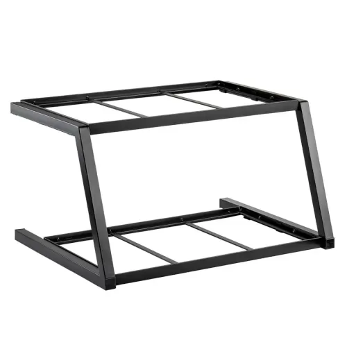 TableCraft Large Black Powder Coated Grab & Go Two Tiered 1/1 Gastronorm Frame 59.5x45x33cm - pack size 1