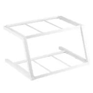 TableCraft Large White Powder Coated Grab & Go Two Tiered 1/1 Gastronorm Frame 59.5x45x33cm - pack size 1