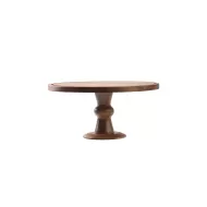 TableCraft Acacia Collection Round Cake Stand 31.5x15cm - pack size 1