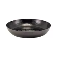 GenWare Black Hammered Aluminium Round Platter 44x7.2cm - pack size 1