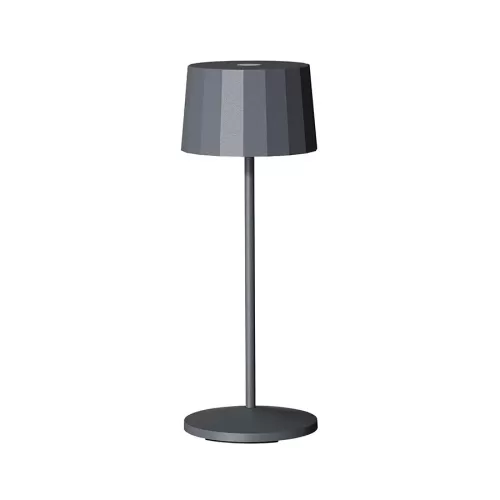 Lampa Octa Grey LED Rechagable Table Light 11x30cm - pack size 1