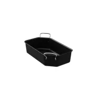Dalebrook Ore Black Greblon Coated Stainless Steel 1/4 Gastronorm Crock 16.5x26.5x7cm - pack size 1