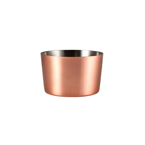 GenWare Copper Plated Round Mini Serving Cup 8x5cm 23cl 8.1oz - pack size 12