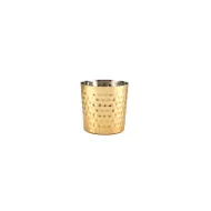 GenWare Gold Plated Round Hammered Mini Serving Cup 8.5x8.5cm - pack size 12