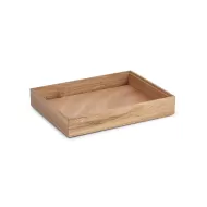 Pujadas Wooden Brown Basket 30 x 22 x 5cm - pack size 1