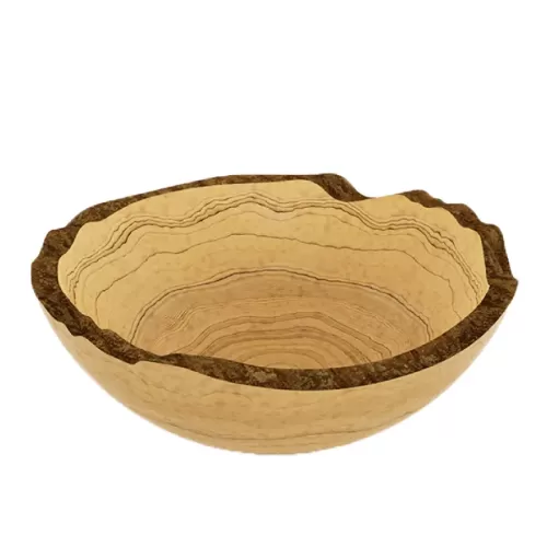 Craster Tilt Large Rustic Olive Wood Bowl 31 x 12cm - pack size 1