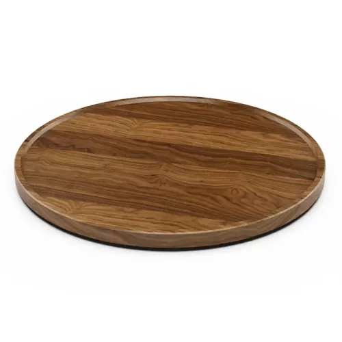 Craster Tilt Extra Large Round Walnut Plinth 40 x 2.5cm - pack size 1