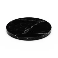 Craster Tilt Large Round Grey Marble Plinth 32 x 2.5cm - pack size 1