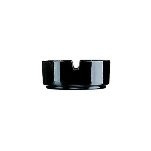 Arcoroc Black Stackable Ashtray 9cm - pack size 24