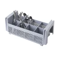 Camrack Cutlery Basket 8 Compartments Grey - pack size 1