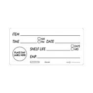 DayMark Label Removable Rectangular 10 x 5cm - pack size 1