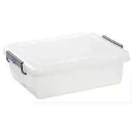 Araven Stackable Food Storage Box Polypropylene 30ltr With Lid, ColorClips and Label BPA Free - pack size 1