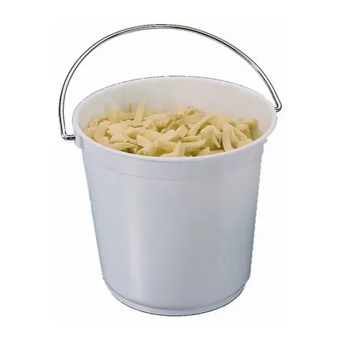 Bucket Plastic 11.5ltr With Chrome Handle - pack size 1