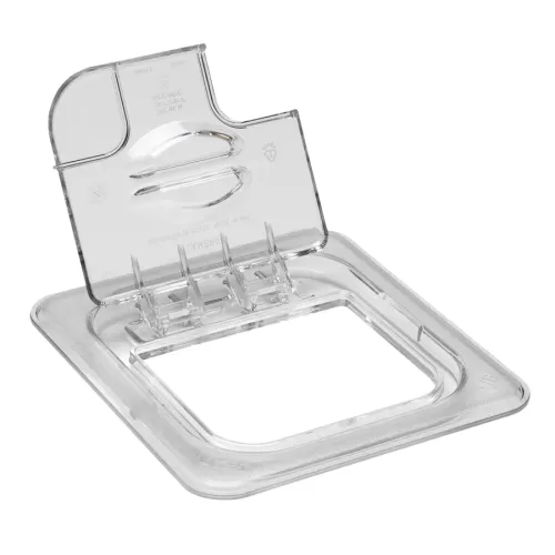 Cambro Gastronorm Hinge/Notched Lid 1/6 Clear Polycarbonate - pack size 1
