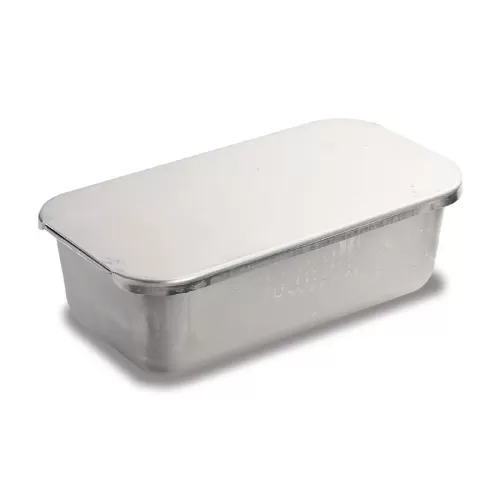 Baking Pan With Lid Aluminium 27.3x14.7x4.1cm - pack size 1