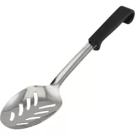 Prepara Buffet Pro Serving Slotted Spoon Stainless Steel Black Plastic Handle - pack size 1
