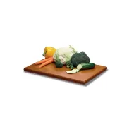 Prepara Chopping Board Polyethylene Brown 61x44x1.2cm - pack size 1
