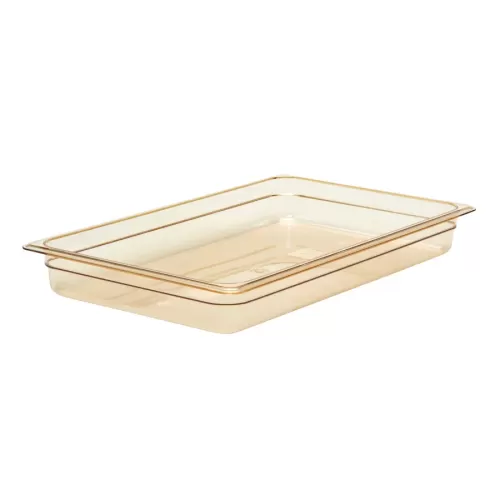 Cambro Gastronorm Container High Heat 1/1 Amber Polycarbonate 325x65mm - pack size 1