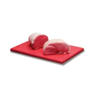 Prepara Chopping Board Polyethylene Red 46x30x2.5cm - pack size 1