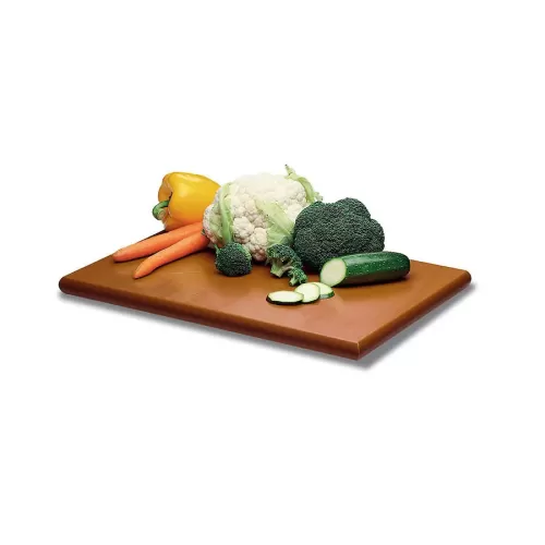 Prepara Chopping Board Polyethylene Brown 46x30x2.5cm - pack size 1