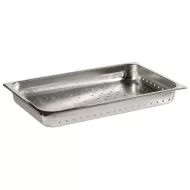 Prepara Stainless Steel Perforated 1/1 Gastronorm Pan 200mm - pack size 1