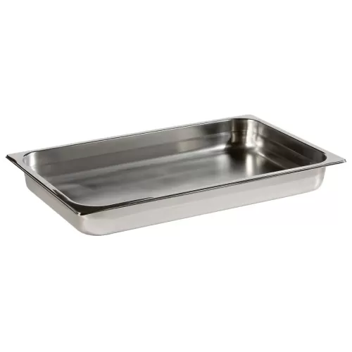 Prepara Stainless Steel 2/1 Gastronorm Pan 40mm - pack size 1