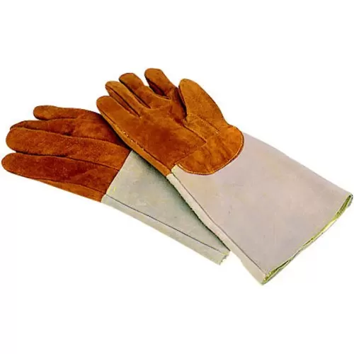 Matfer Bourgeat Bakers Gloves Leather Pair 20cm - pack size 1