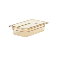 Cambro Gastronorm Container High Heat 1/4 Amber Polycarbonate 162x65mm - pack size 1