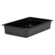 Cambro Gastronorm Container 1/1 Black Polycarbonate 325x100mm - pack size 1